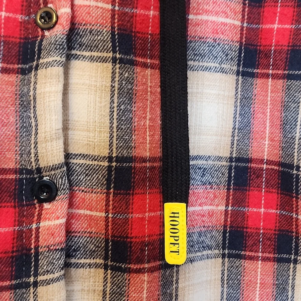 Sz 6 Zaful NWOT lined button down hoodie.     D16